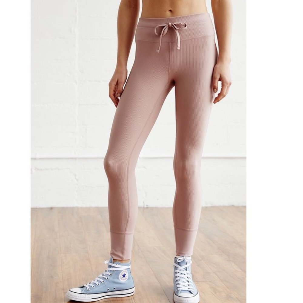 NWOT Free People FP Movement High Rise 7/8 Ribbed Starboard Legging S